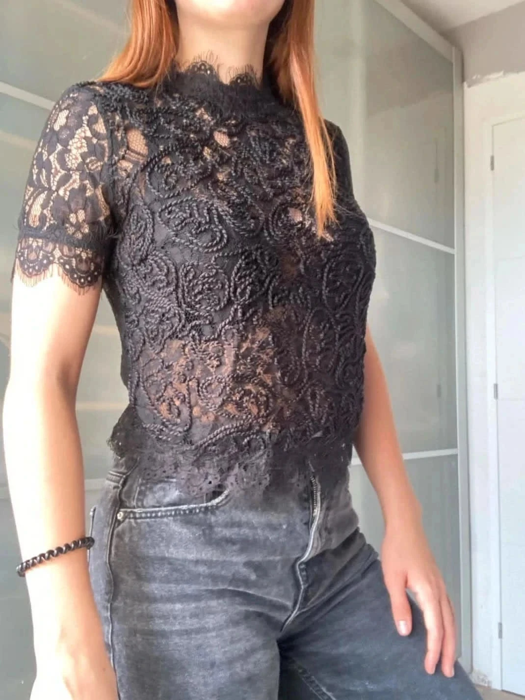Top de renda Zara tamanho S – photo 6
